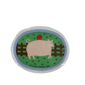 Lillian Vernon Fridge Magnet 0027 Vintage 1983 Farm Animal Pig